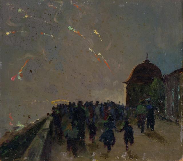 Ширяев Д.К. Праздник Победы на Набережной в городе Архангельске в мае 1945-го. 1940-е Ширяев Д.К. Праздник Победы на Набережной в городе Архангельске в мае 1945-го. 1940-е